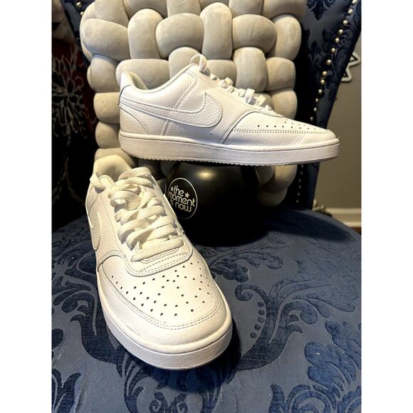 Nike Shoes - Nike Court Legacy Triple White Women Size 8.5